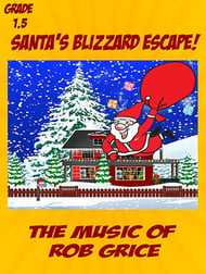 Santa's Blizzard Escape Concert Band sheet music cover Thumbnail